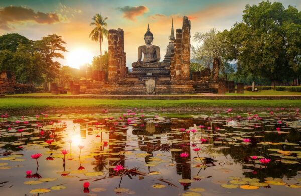 Wat Mahathat Temple in Ayutthaya, Thailand Thailand