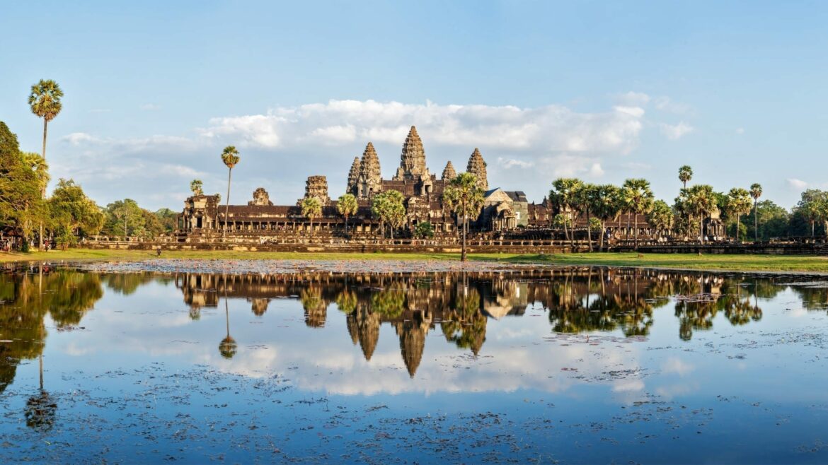 Angkor Wat is included in Cambodia tours offered by Asia Vacation Group.