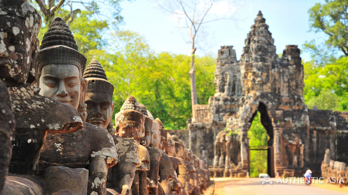 Angkor Thom is included in Cambodia tours offered by Asia Vacation Group.