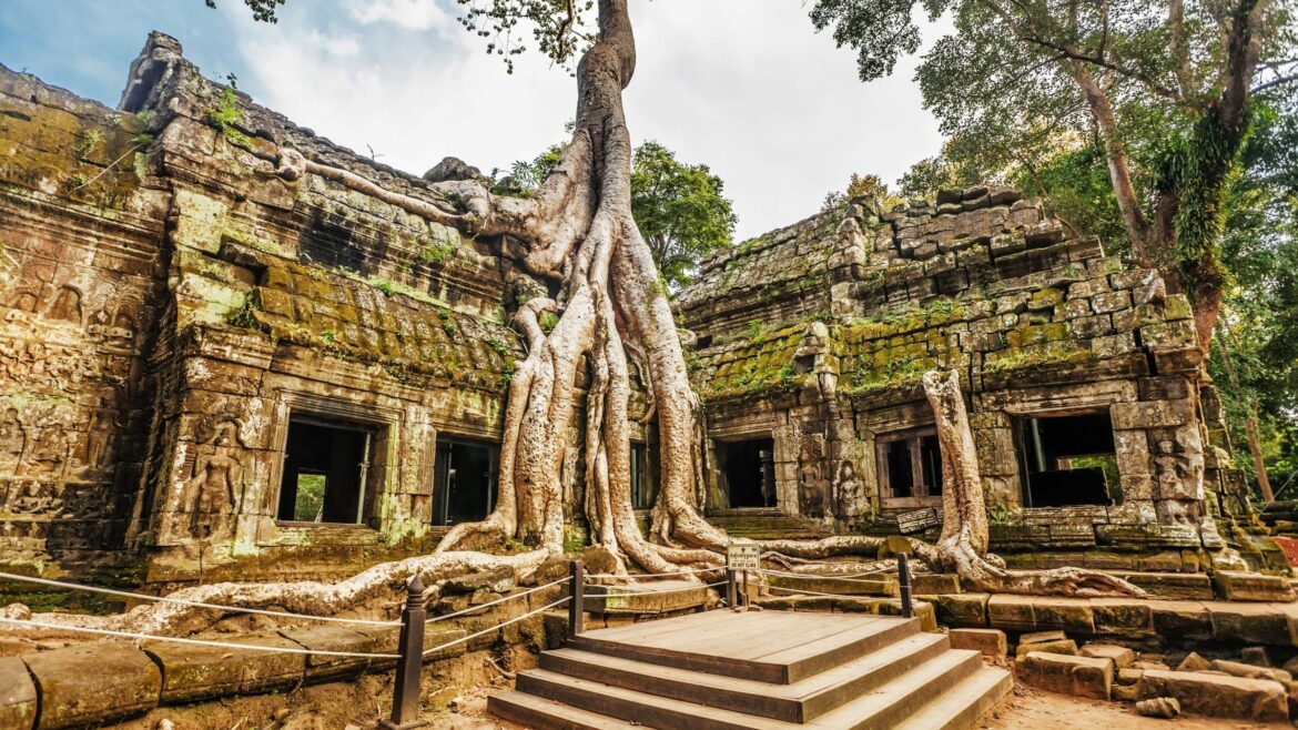 Ta Prohm, Siem Reap, Cambodia is included in Cambodia tours offered by Asia Vacation Group.