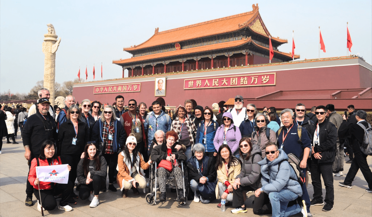 Customer on tour with Asia Vacation Group April 2024