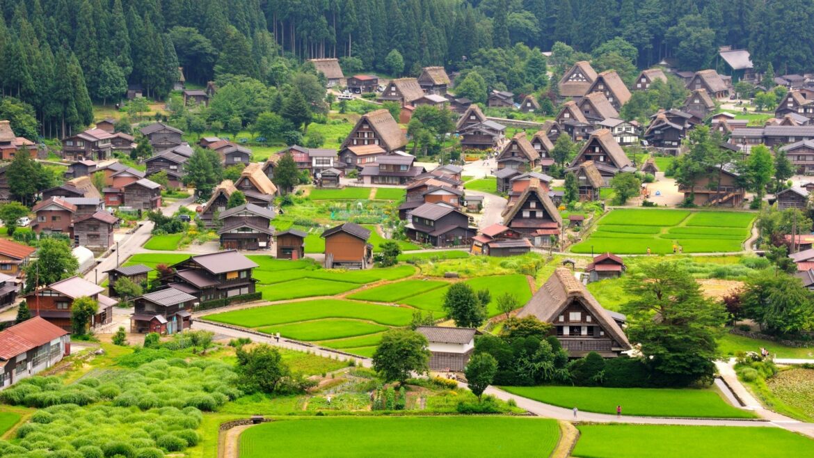 Shirakawago Village in Kanazawa Japan, included in tours offered by Asia Vacation Group