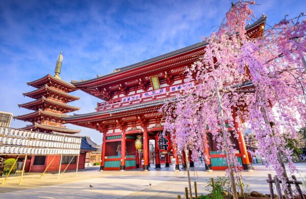 Sensoji Tepmle in Tokyo, Japan, included tours offered by Asia Vacation Group