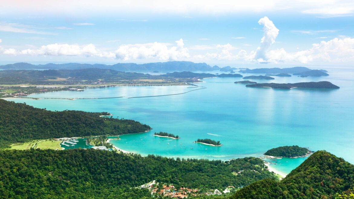 Langkawi Beach Aerial View, included in tours offered by Asia Vacation Group