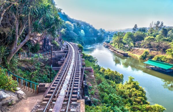 Death Railway Bridge River Kwai, Thailand, included in tours offered by Asia Vacation Group