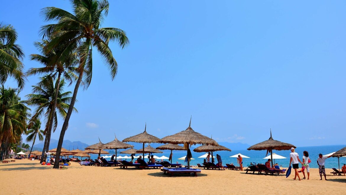 Nha Trang beach, Vietnam, included in tours offered by Asia Vacation Group