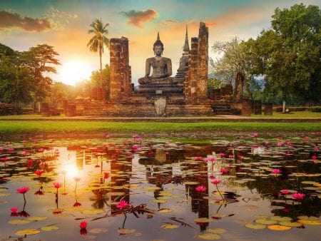 Wat Mahathat Temple in Ayutthaya, Thailand Thailand
