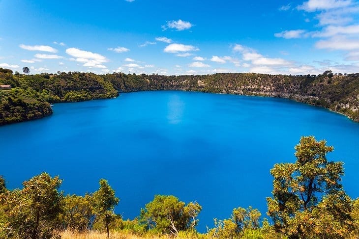 Mount Gambier in South Australia