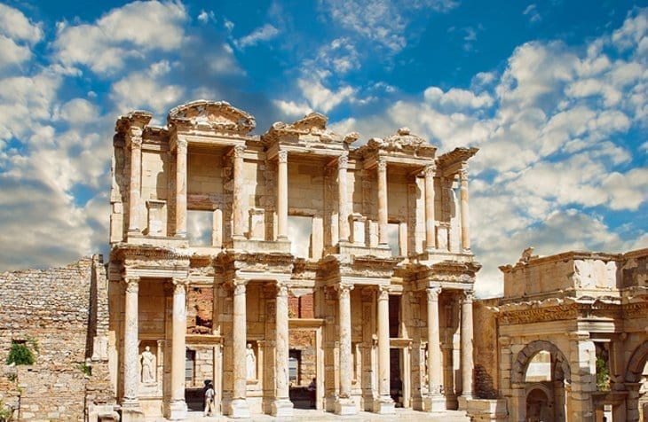 The library of Celsus in Ephesus (Turkey)