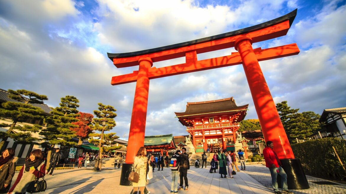 Kyoto Shrine gate is included in Japan tours offered by Asia Vacation Group.